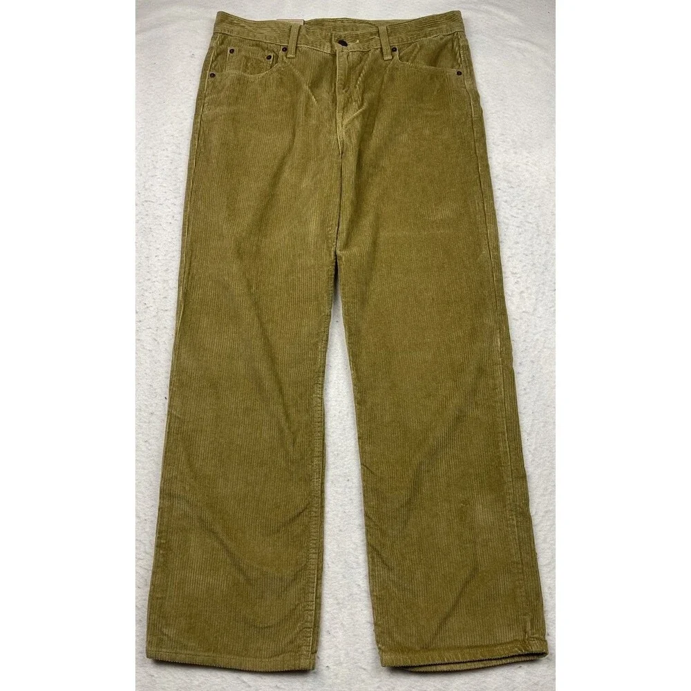 Levis Corduroy Men's 32×30 Low Pro Golden Brown Straight Leg NWT 2022